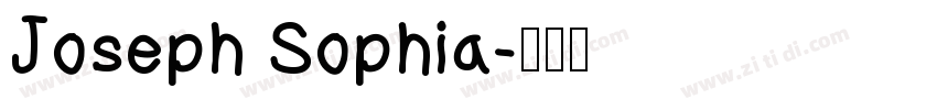 Joseph Sophia字体转换